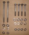 Honda Xr75 1973-1976 Polished Hexhead Stainless Engine Motor Mount Bolt Kit Set