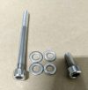 Honda Trx450r 450er 400ex 400x Oil Filter Cover Polished Stainless Bolts Screws